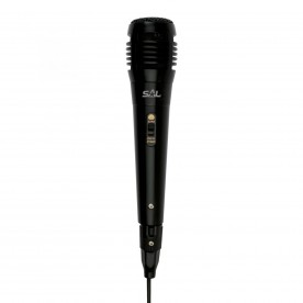 Kézi mikrofon, fekete, XLR-6,3mm - M 61